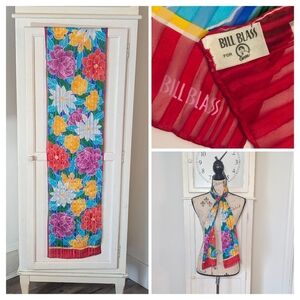 Vintage Bill Blass Silk Scraf